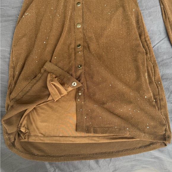 Princess Polly Friday Fever Mini Dress Brown - Picture 5 of 6